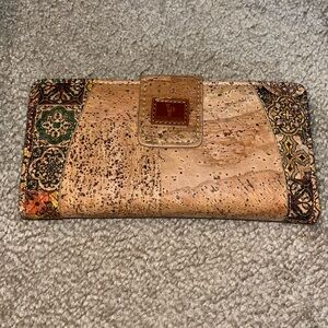 Portuguese women cork wallet